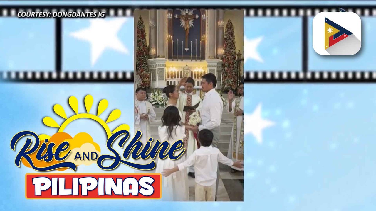 TALK BIZ | Marian Rivera at Dingdong Dantes, nag-renew ng vows sa kanilang 10th wedding anniversary