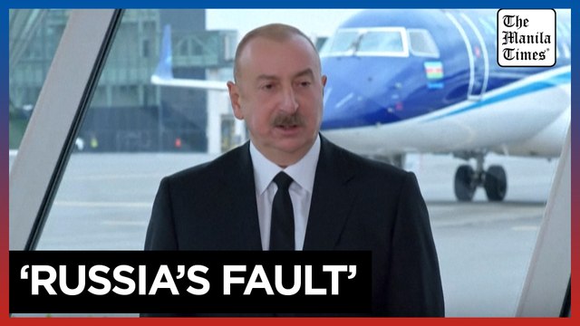 Azerbaijan demands Russia admit to shooting at plane before crash
