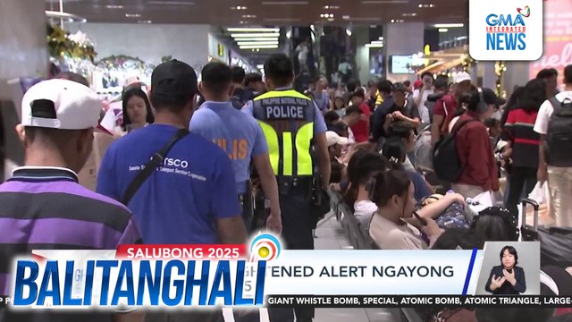 PNP, naka-heightened alert ngayong Salubong 2025 | Balitanghali