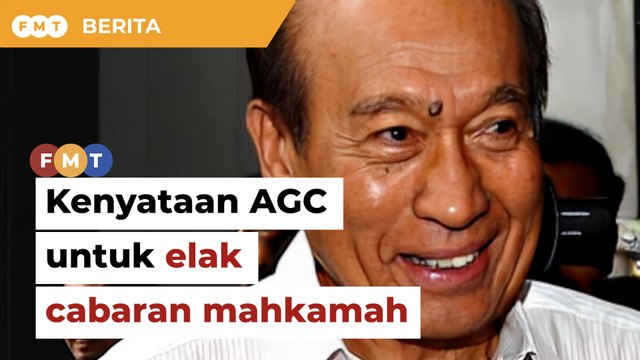 Kenyataan AGC mengenai isu ‘pengampunan’ untuk elak cabaran mahkamah, kata bekas AG
