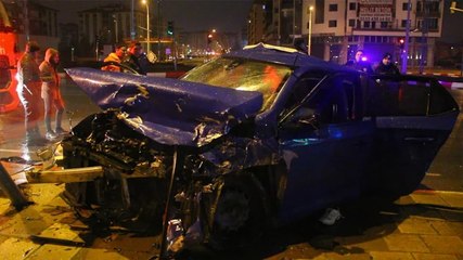 Malatya'da trafik kazasında 1 ölü, 2 yaralı