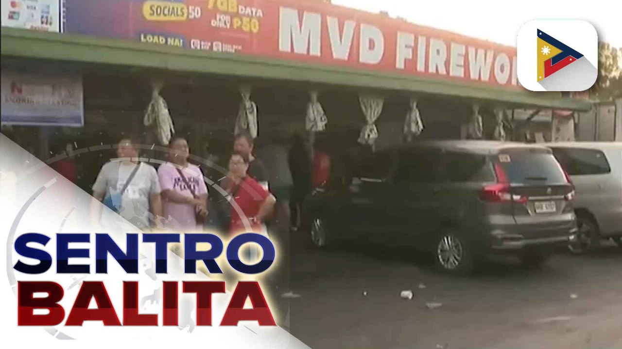 Mga mamimili ng paputok at pailaw, dagsa na sa Bocaue, Bulacan