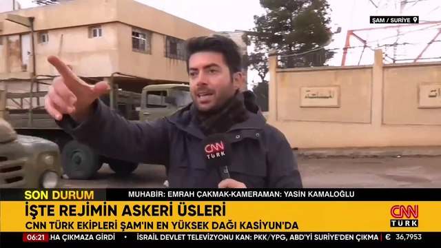 CNN TÜRK ekibi görüntüledi: İşte Suriye'de rejimin askeri üsleri | Video Haber