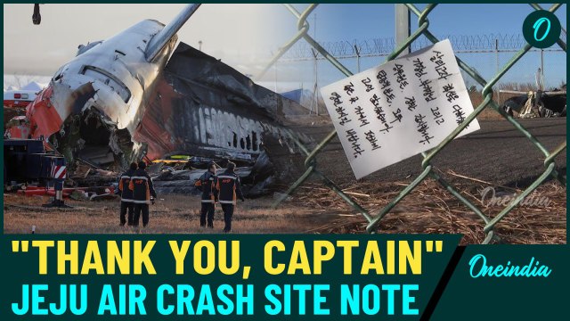 Heartbreaking Paper Tribute Amid South Korea's Deadliest Jeju Plane Crash: Note Found Near Wreckage