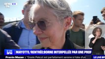Filmée par BFMTV, cette séquence d'Élisabeth Borne à Mayotte fait scandale