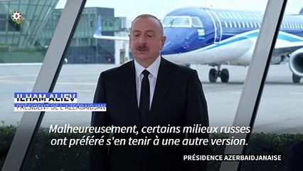 Crash d'un avion azerbaïdjanais: Bakou accuse la Russie