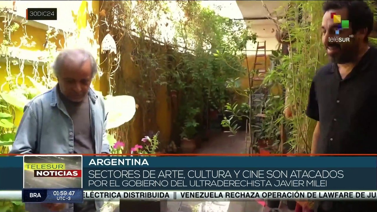 En Argentina, sectores de arte, cultura y cine son atacados por el gobierno del ultraderechista Javier Milei