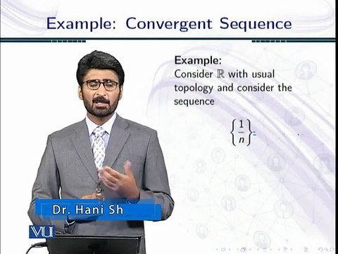 Lecture 32 Convergent Sequence: Examples in Topology in Urdu