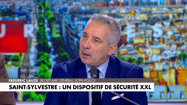 Selon Frédéric Lauze, les dégradations lors de la Saint-Sylvestre n’arrivent «qu’en France»