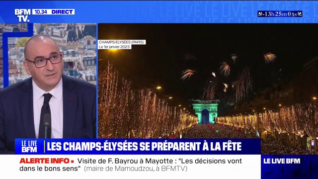 Nouvel An: On attend plus d'un million de personnes sur les Champs-Élysées , déclare Laurent Nuñez, préfet de police de Paris