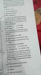 Teacher eligibility test model paper2024#