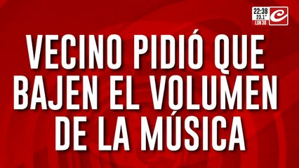 Vecino pidió que bajen el volumen de la música y le dieron una paliza