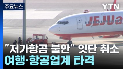 "저가항공 불안" 잇따르는 취소...여행·항공업계 타격 / YTN