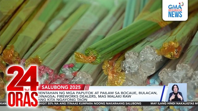 Bentahan ng mga paputok at pailaw sa Bocaue, Bulacan, dinagsa; Fireworks dealers, mas malaki raw ang kita ngayong taon | 24 Oras