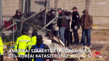 Amerikai szakértők is vizsgálják a dél-koreai repülőgép-balesetet