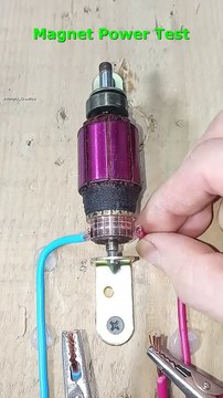 Amazing Tips and Hacks! 12v DC Motor Power Test Using Magnet #shorts #diy #tips #motor