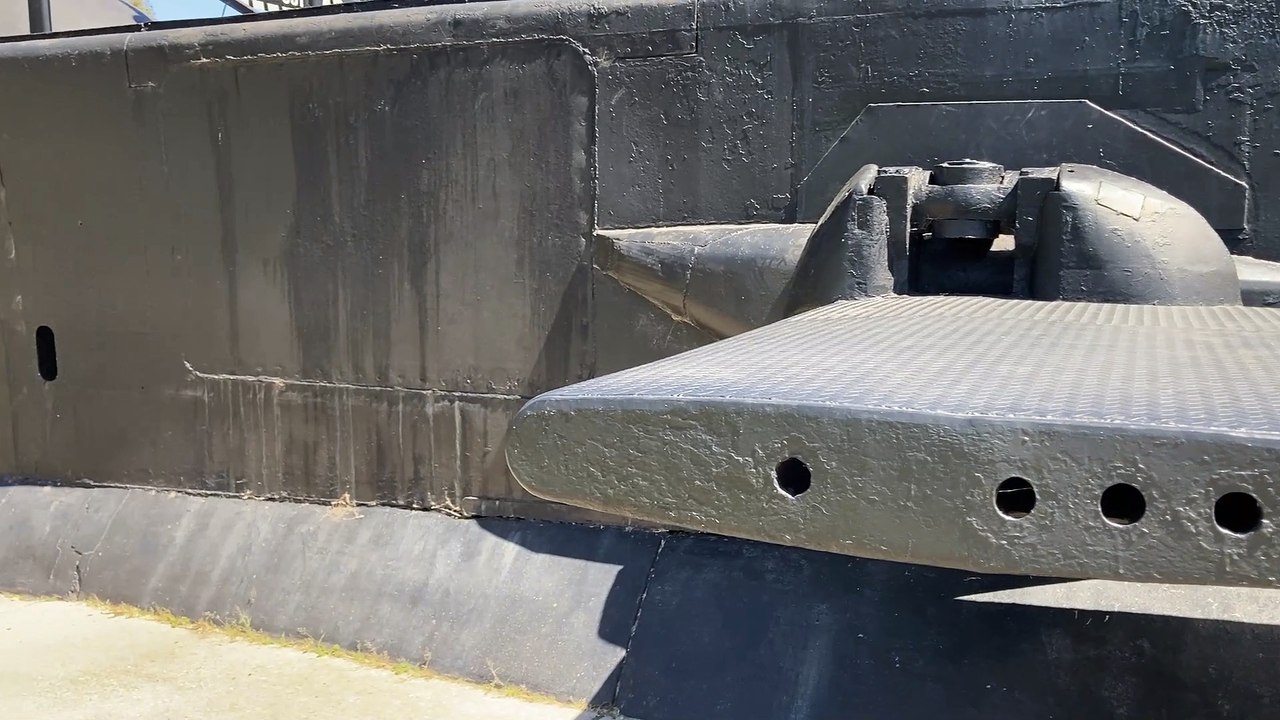 The portside of a Submarine