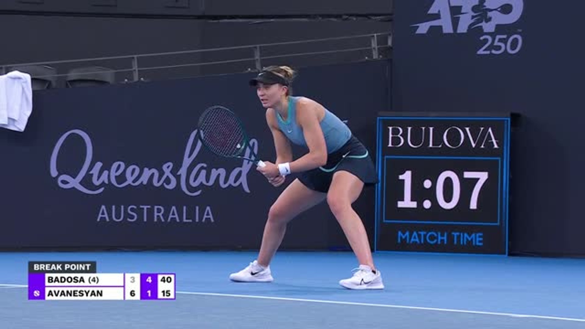 ⁣Brisbane - Badosa surprise par Avanesyan