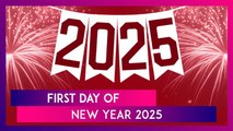 First Day Of New Year 2025 Wishes, Messages, Quotes And HNY Greetings To Send On January 1