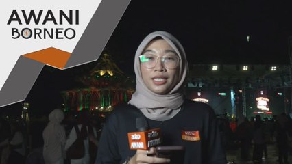 Sambutan ambang 2025 di tebingan Sungai Kuching