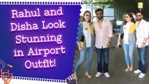 Rahul Vaidya and Disha Parmar Spotted In Casual and Trendy Airport Look