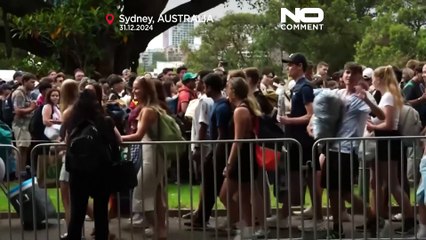Des heures d'attente et l'espoir d'une bonne place pour assister au feu d'artifice à Sydney