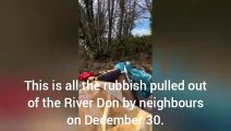 Angry neighbours clean up Sheffield river only for more flytipping to spoil it overnight