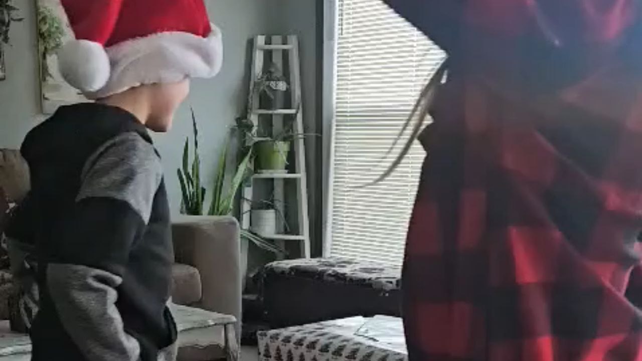 Heartfelt reaction: Little boy can't hold back tears after unwrapping his Christmas gift