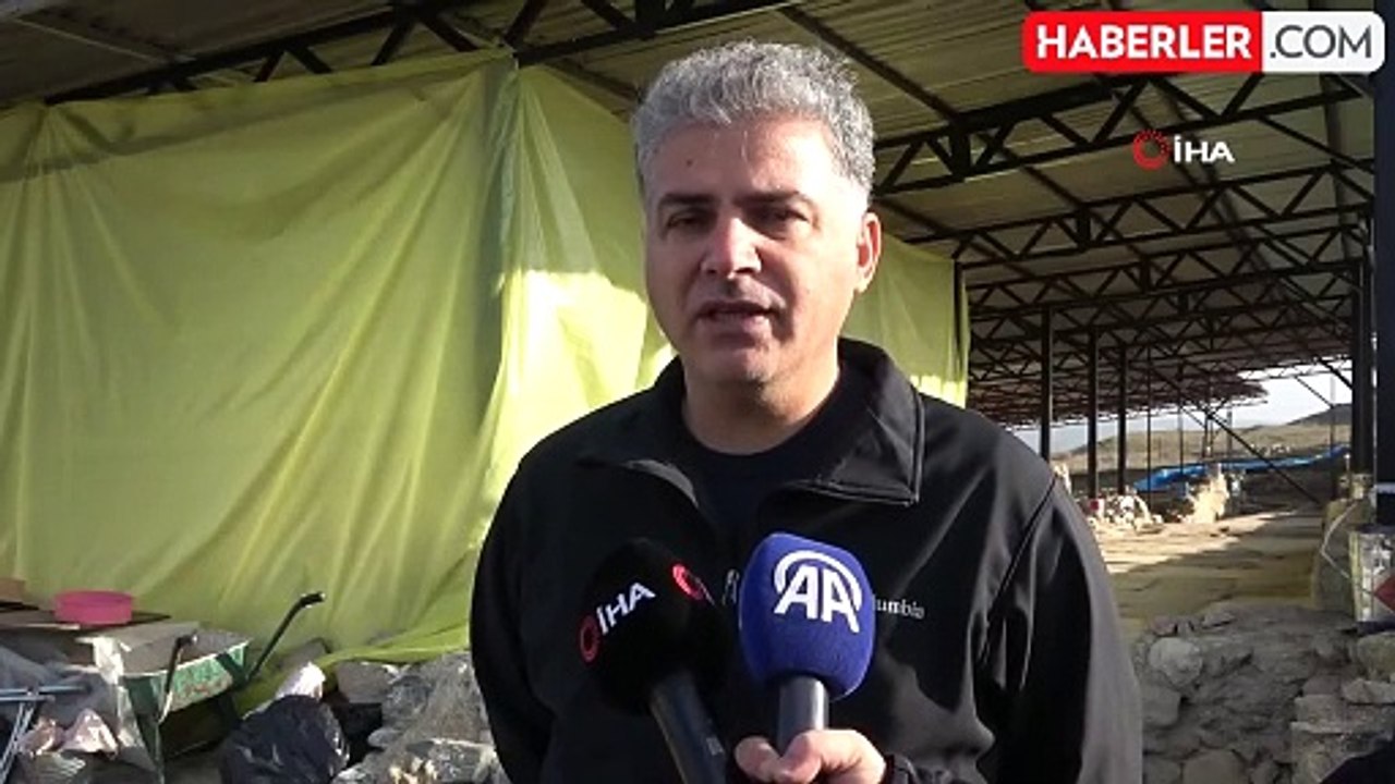 Pompeipolis Antik Kenti'nde kurtarılan bin 800 yıllık mozaikler tarihi villanın zeminine yerleştirildi