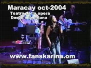 Karina - Desde mi ventana en vivo