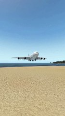 Landing on St. Martin Island