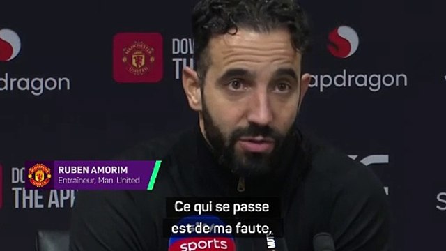 Amorim : Les gens en ont assez des excuses
