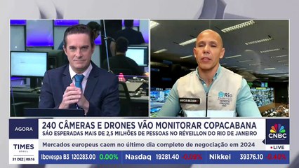 Ano Novo em Copacabana terá reforço de 240 câmeras de segurança; CEO do COR-RJ explica