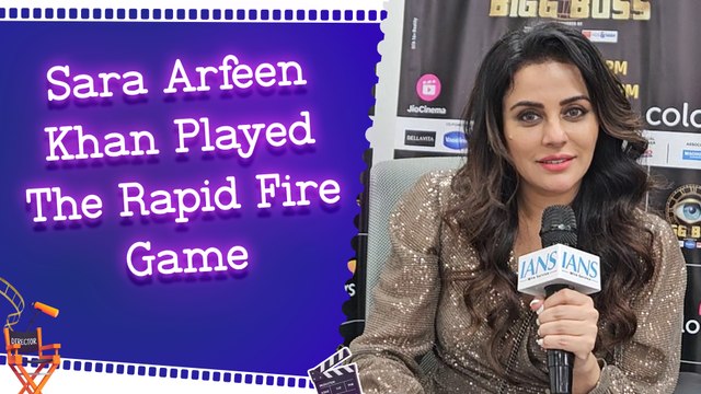 IANS Interview with Sara Arfeen Khan | Rapid Fire Game | Future Projects