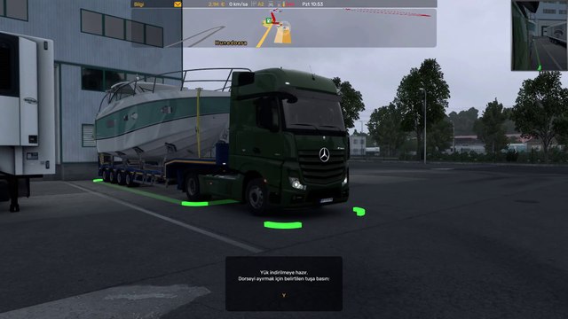 Yacht*Queen V 39 - Delivery from Varna City to Hunedoara City - Actros 1851 - Euro Truck Simulator 2