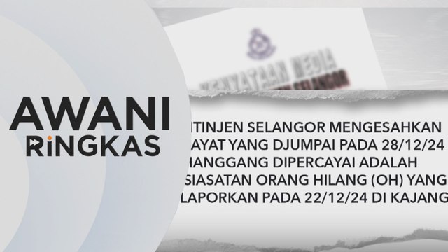 AWANI Ringkas: Tragedi remaja hilang | Jenayah rompak