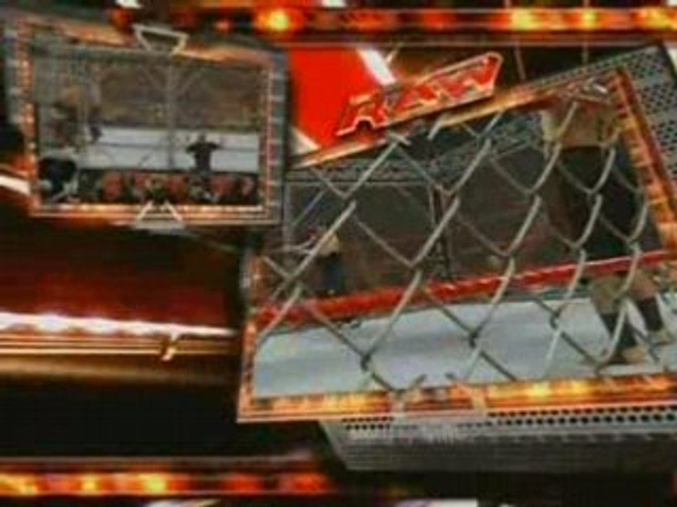 Raw 07 01 2008 Steel Cage Match Jeff vs Umaga