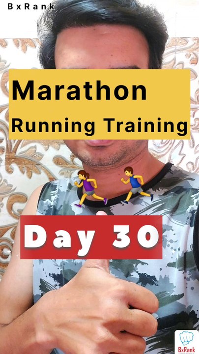 Marathon running challenge Day 30 | Tata mumbai marathon running training | running practice