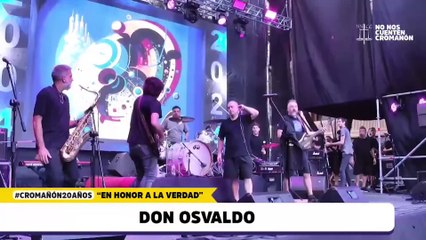 Don Osvaldo - Prohibido | En vivo en Cromañón 20 años "En honor a la verdad"