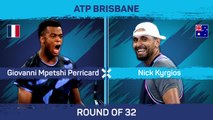 Kyrgios knocked out in Brisbane on singles return