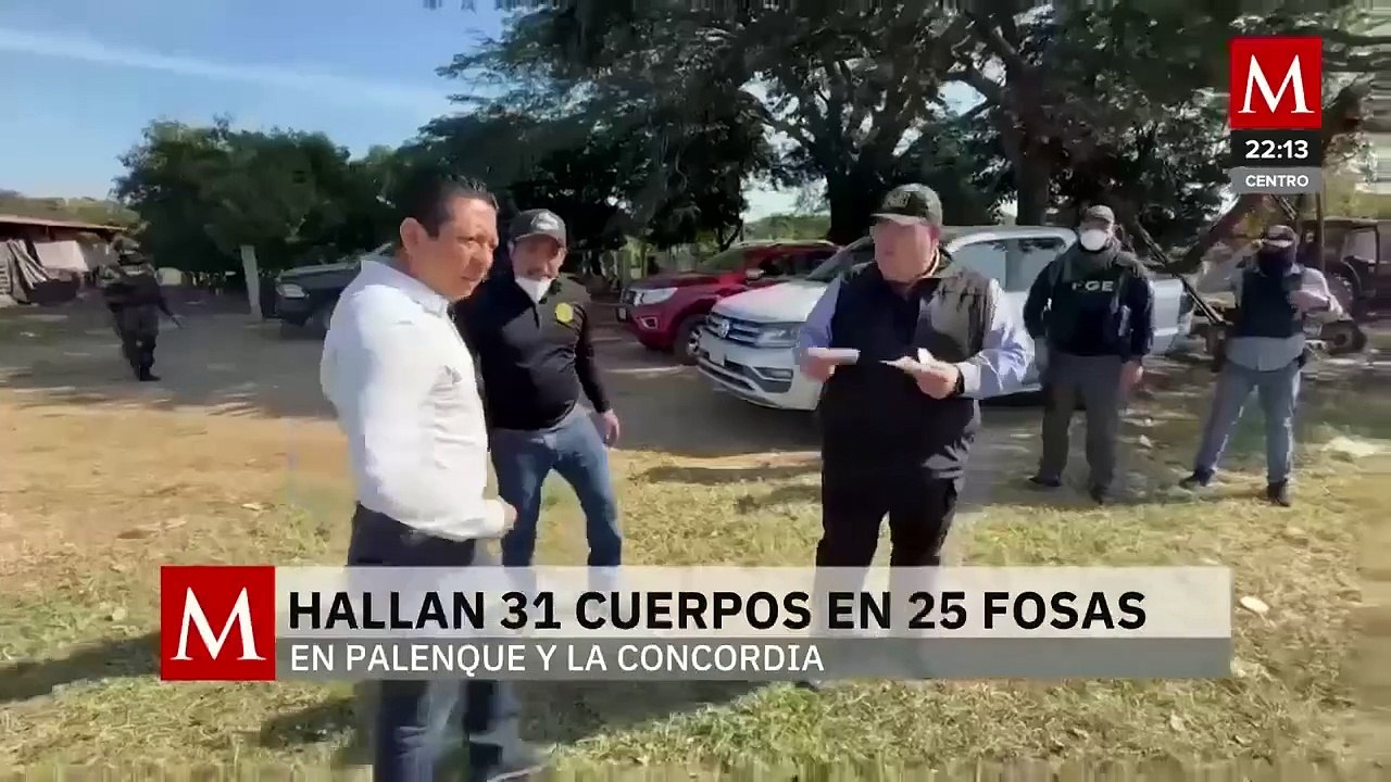 Hallan 14 cuerpos más en fosas clandestinas en La Concordia, Chiapas; suman 31 víctimas