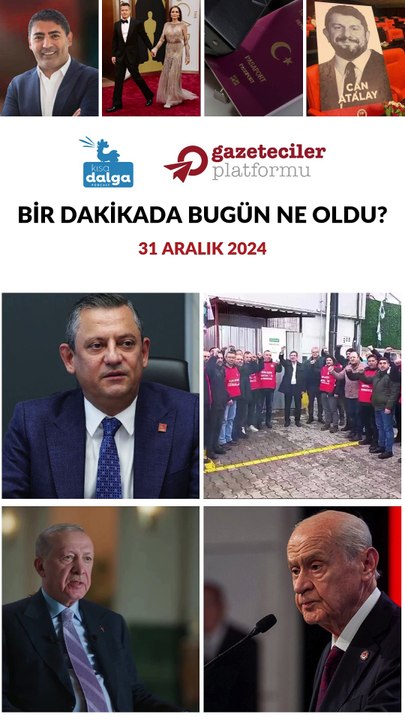 Bir dakikada bugün ne oldu?