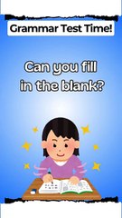 Test Your Grammar: Fill in the Blank - Present Continuous Challenge! #shorts #11 #learning