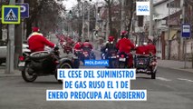 Rusia corta su suministro de gas a Moldavia a partir del 1 de enero: 