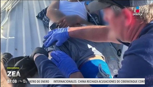 Polleros balean a migrantes y agentes de migración los rescatan