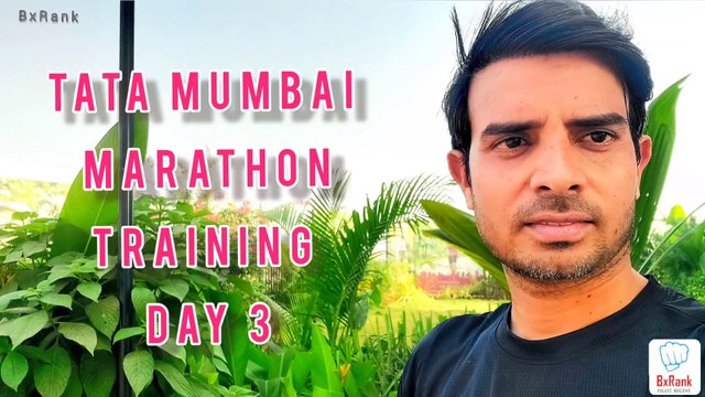 Tata mumbai marathon training day 3 | tata mumbai marathon 2025 | running tips | practice run 30KM