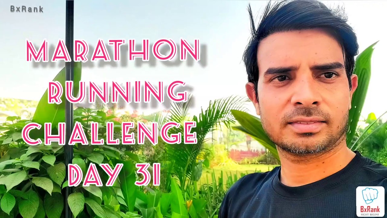 Marathon running challenge Day 31 | Tata mumbai marathon training | Tata mumbai marathon 2025