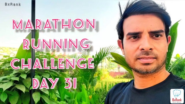 Marathon running challenge Day 31 | Tata mumbai marathon training | Tata mumbai marathon 2025