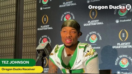 Oregon Ducks Tez Johnson Says Bo Nix Is Jealous Of Rose Bowl vs. Ohio State