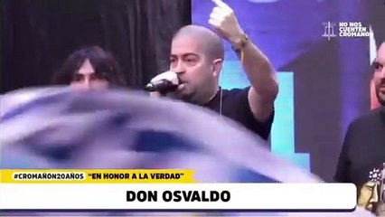 Pato Fontanet cantó en el acto por los 20 años de la Masacre de Cromañón y apuntó contra los políticos